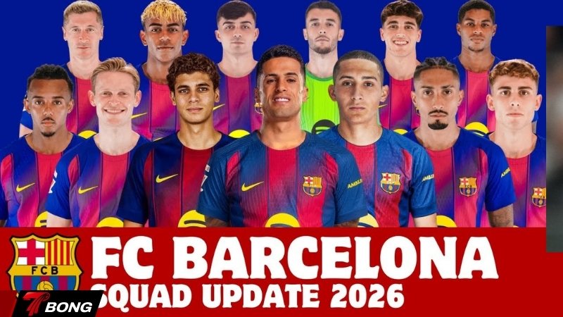 Đội hình đầy đủ mùa giải hiện tại của Barcelona